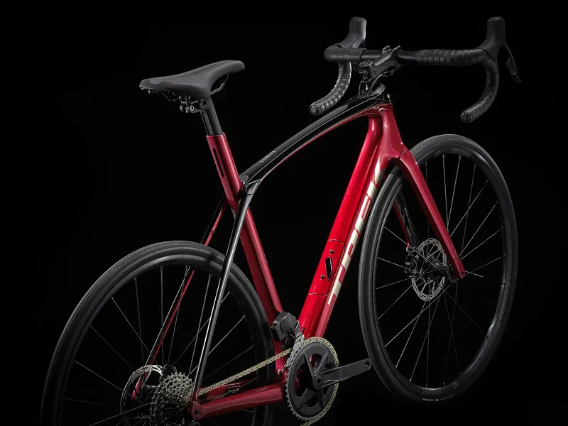 Trek Domane SL 6 eTap Gen 3 Carbon Road Bike 2022 in Crimson and Trek Black-2